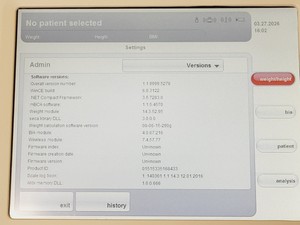 Thumbnail image of Seca Model 5157021099 Medical Body Composition Analyzer