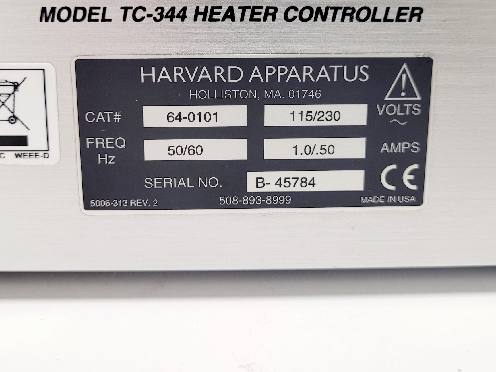 Image of Warner Instruments TC-344B Dual Automatic Temperature Controller