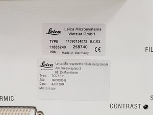 Thumbnail image of Leica DMIRE2 Confocal Microscope W/ CTRMIC Controller 