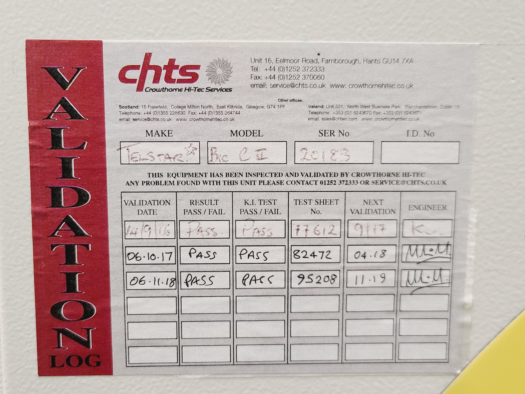 Image of Telstar BioULTRA Class II Microbiological Safety Cabinet