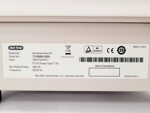 Thumbnail image of Bio-Rad ChemiDoc MP Imaging System Universal Hood III Lab