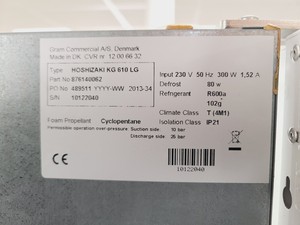 Thumbnail image of Hoshizaki KG 610 LG Fridge 