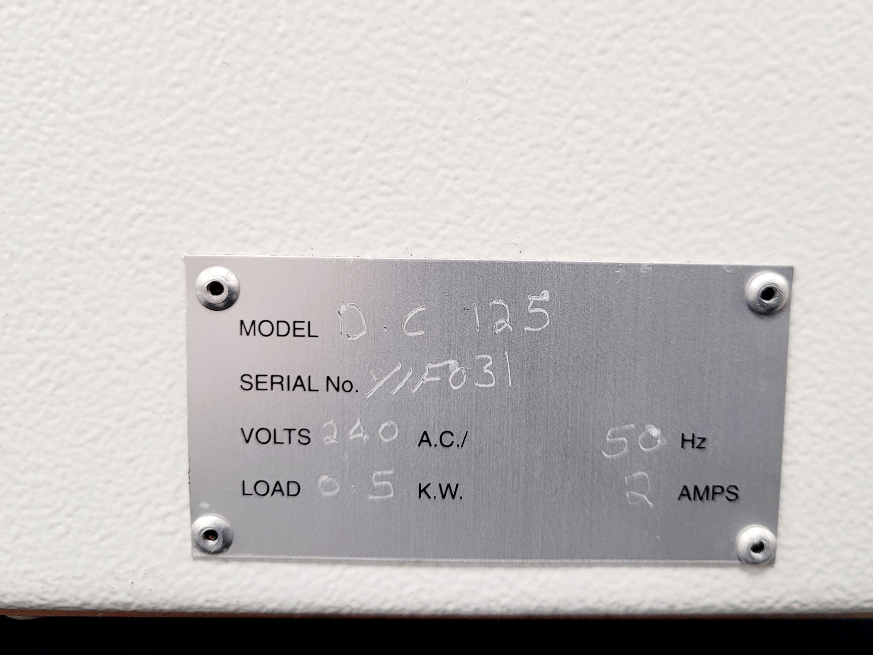 Image of Nickel Electro Ltd Drying oven DC 125