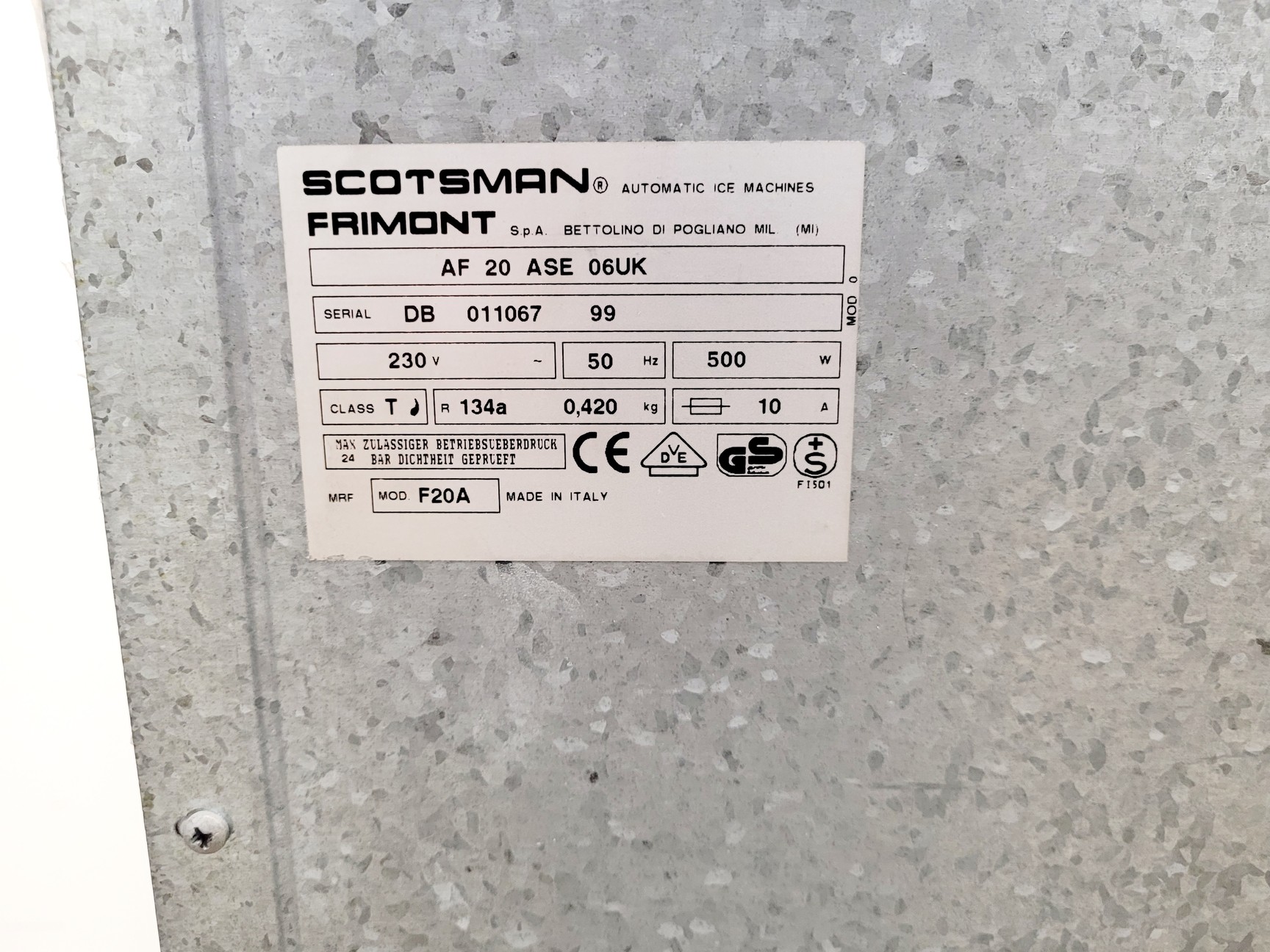 Image of Scotsman AF20 Ice machine 