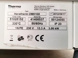 Thumbnail image of Thermo Scientific Heratherm OMH100 Oven