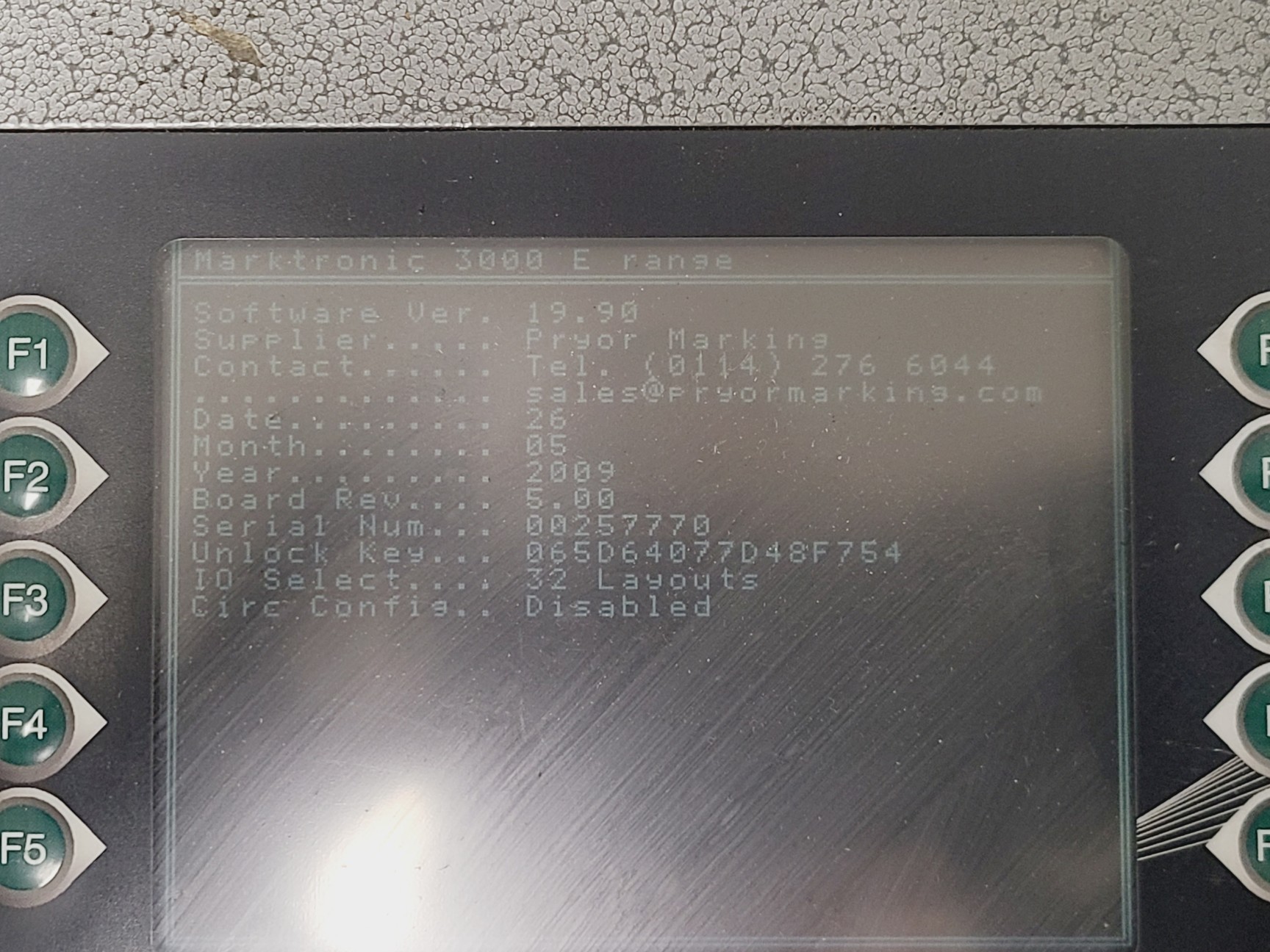 Image of Pryor Marking Technology Marktronic Multidot 3000