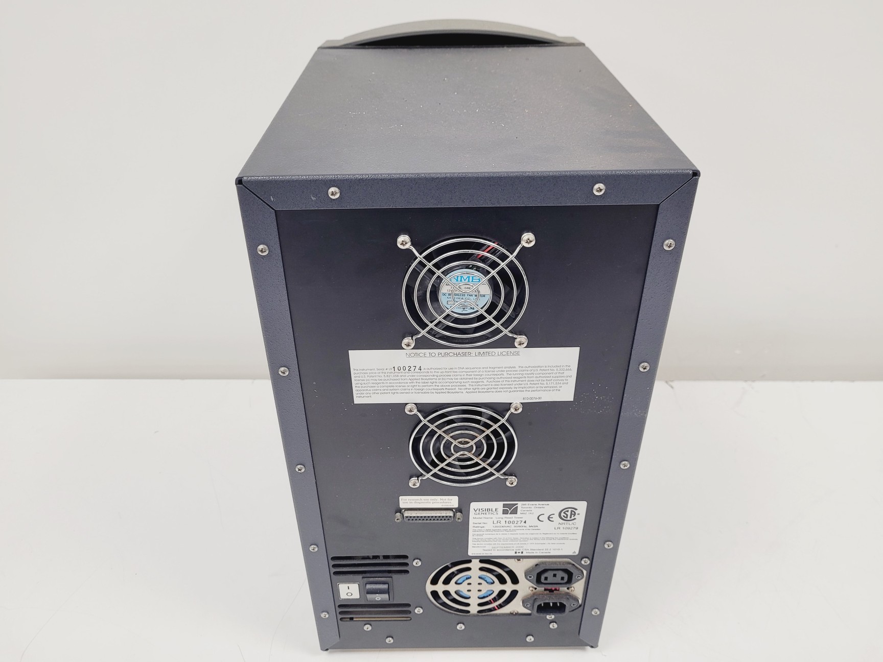 Image of Visible Genetics Long-Read Tower DNA Sequencer