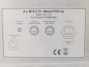 Thumbnail image of ALMSCO International BenchTOF-dx Mass Spectrometer