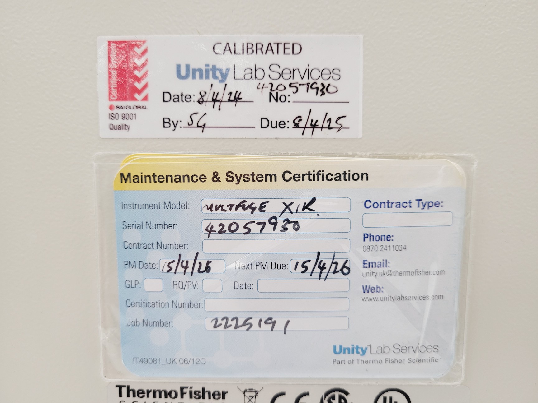 Image of Thermo Fisher Scientific Heraeus X1R Multifuge