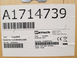 Thumbnail image of Retsch MM400 Cryo Grinder & SR5542 Cryo Tank