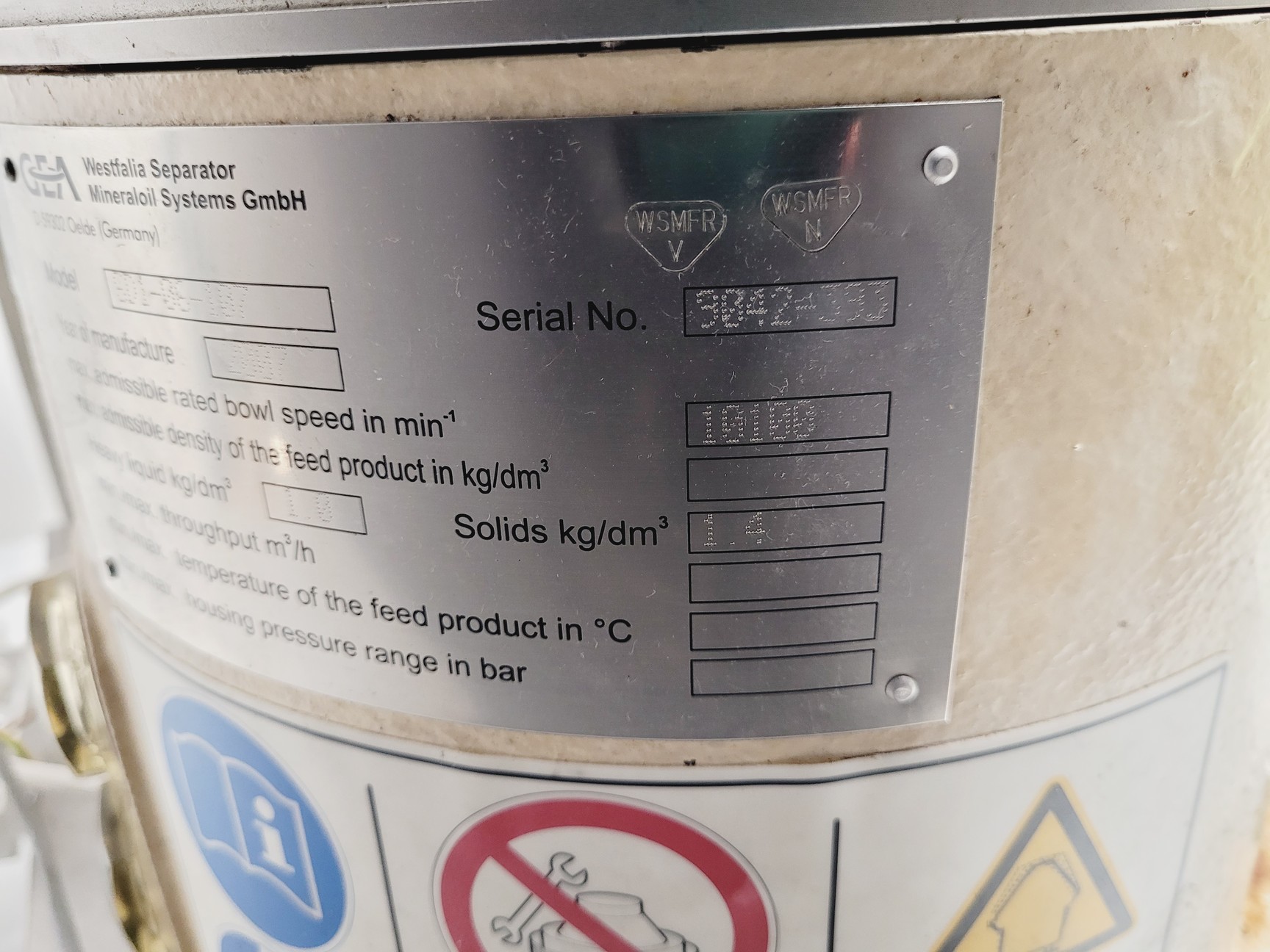 Image of Applikon Bioreactor System & GEA SD1-06-107 Continuous Flow Centrifuge