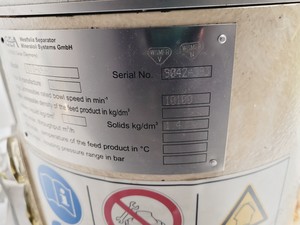 Thumbnail image of Applikon Bioreactor System & GEA SD1-06-107 Continuous Flow Centrifuge