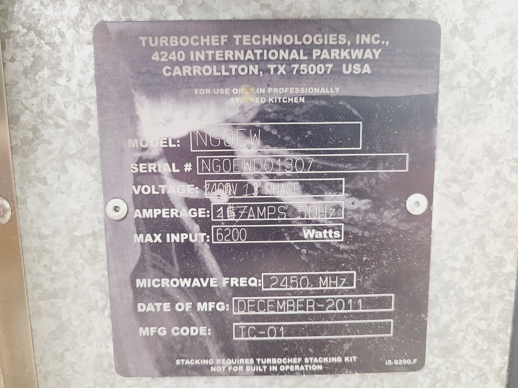 Image of TurboChef NG0EW Sota High Speed Oven