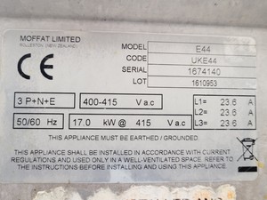 Thumbnail image of Moffat E44 Twin Pan Electric Fryer