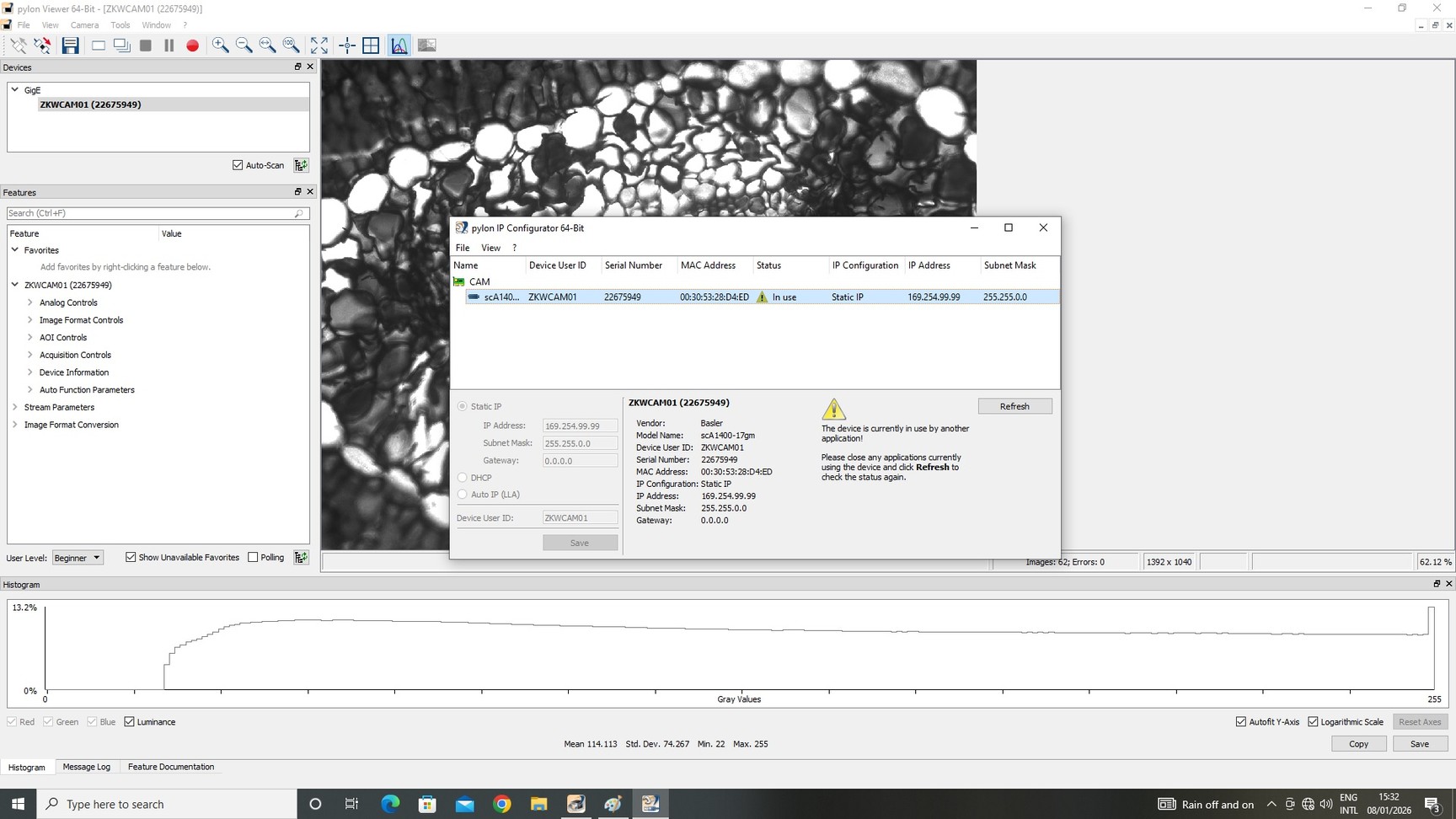 Image of Carl Zeiss Axio Observer 7 Inverted 