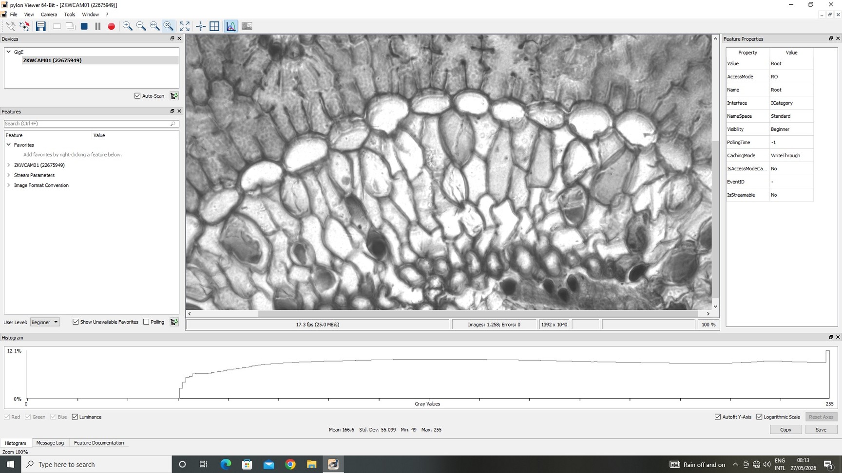 Image of Carl Zeiss Axio Observer 7 Inverted Fluorescence Microscope System Lab