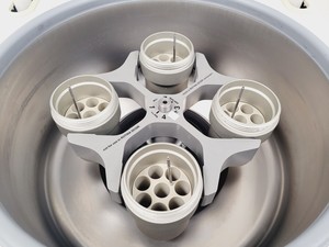 Thumbnail image of Hettich ROTINA 380 Benchtop Centrifuge w/ 1798 Swing-Out Rotor & Buckets Lab 