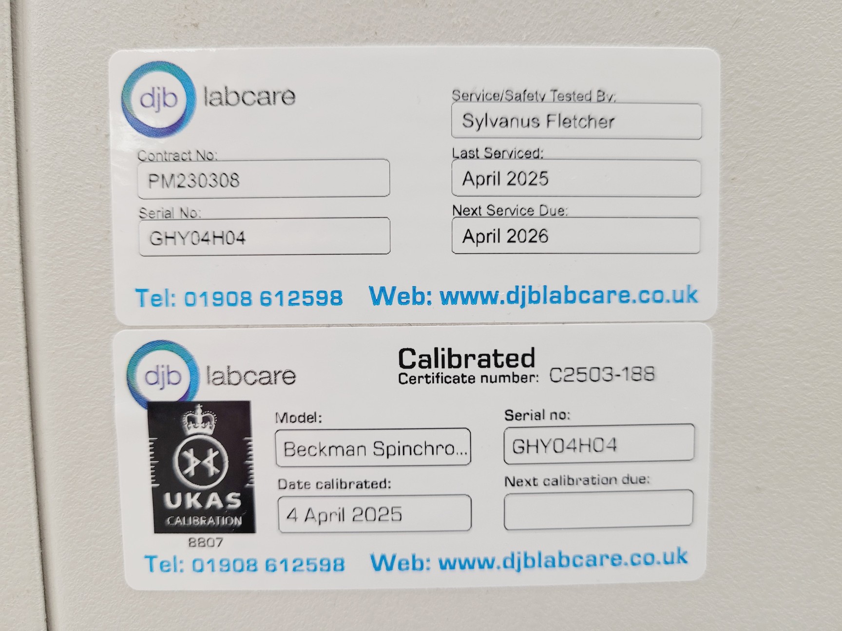 Image of Beckman Coulter Spinchron DLX Benchtop Centrifuge