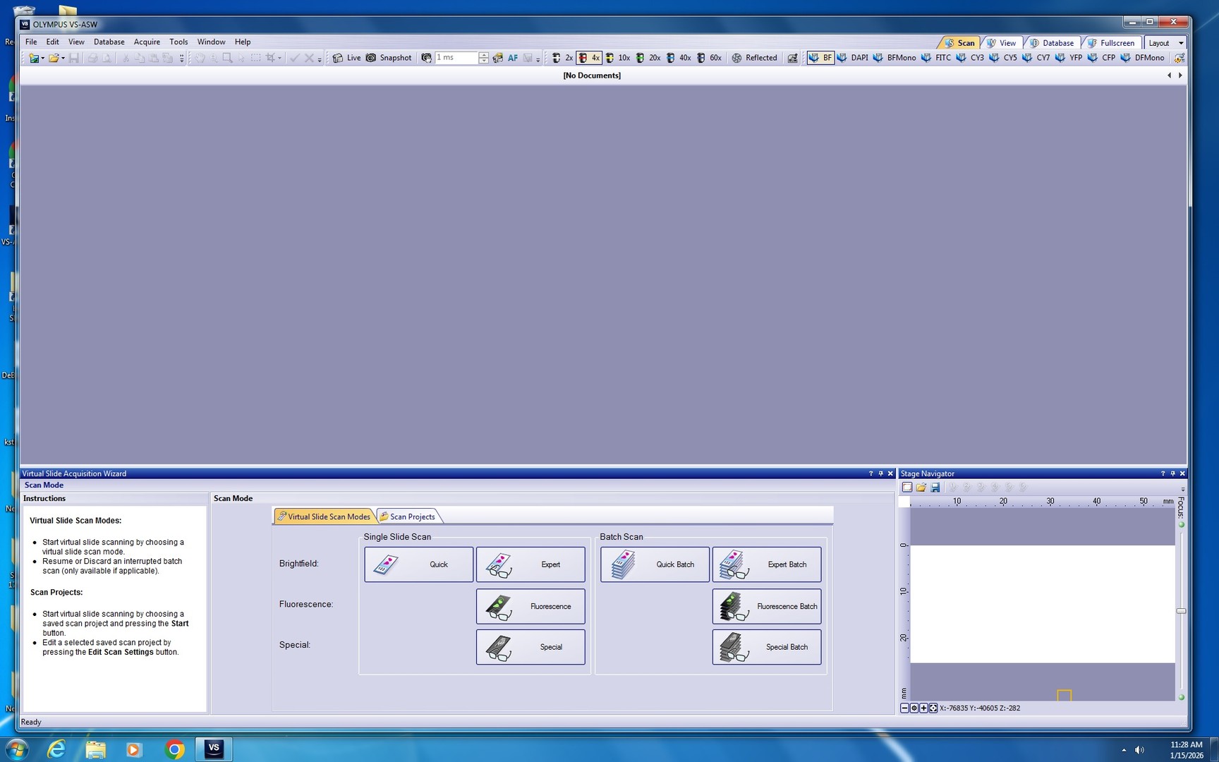 Image of Olympus VS120-L100-W Virtual Slide Scanner Optical Microscope System