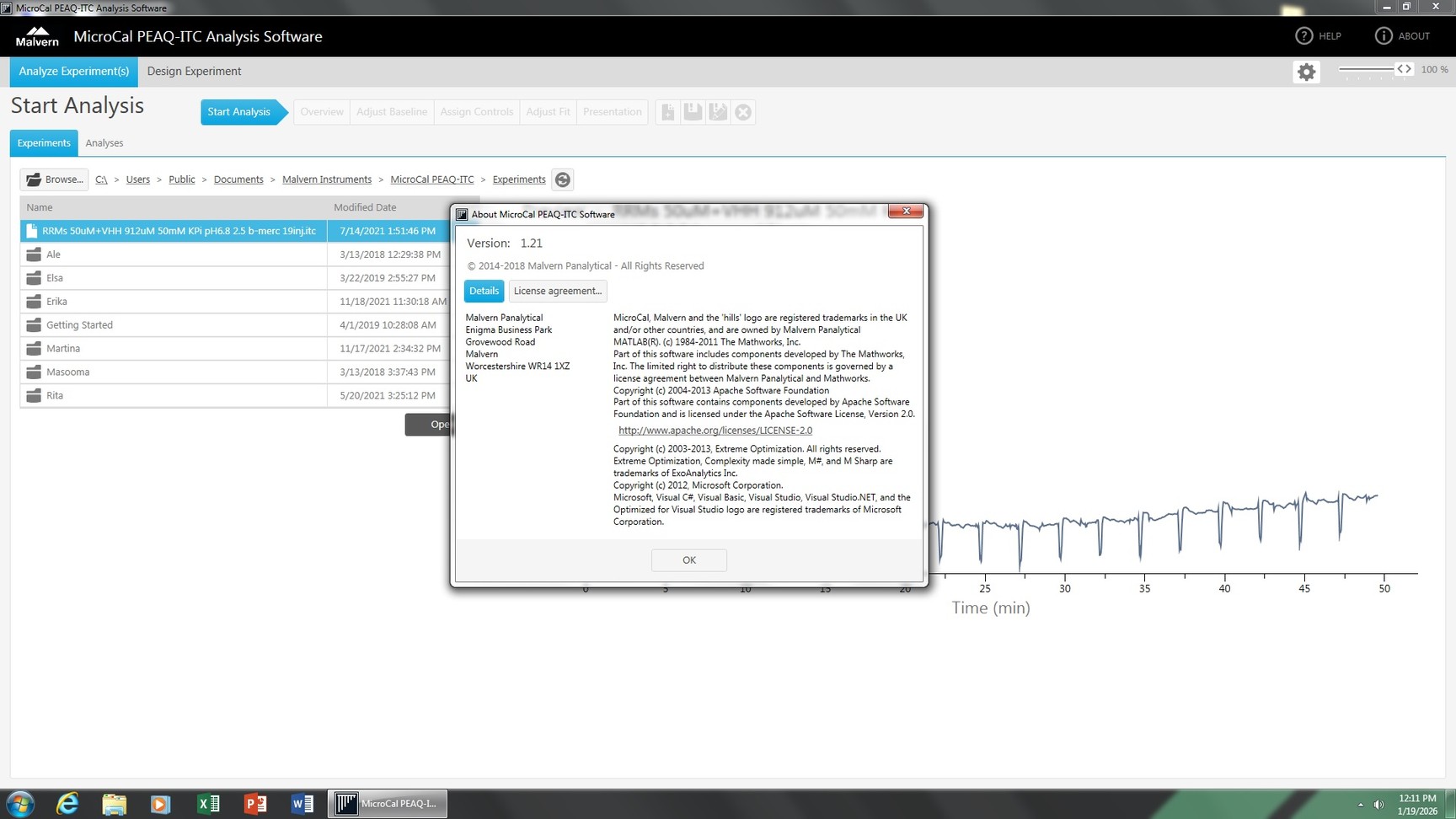 Image of Malvern MicroCal PEAQ-ITC Calorimeter & Computer