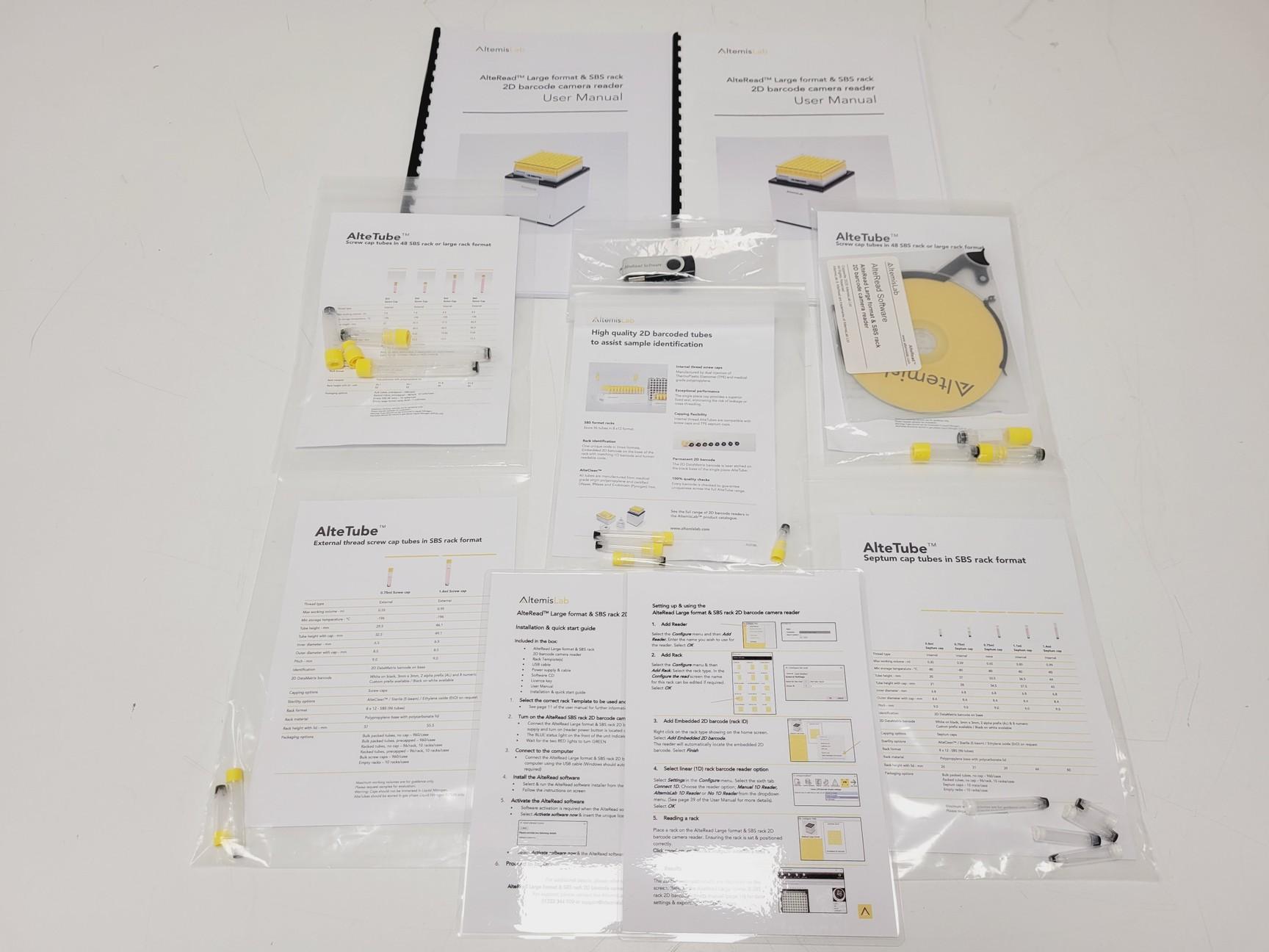 Image of AlteRead SBS Large Rack 2D Barcode Camera Reader & AlteCap Solo w/ Accessories