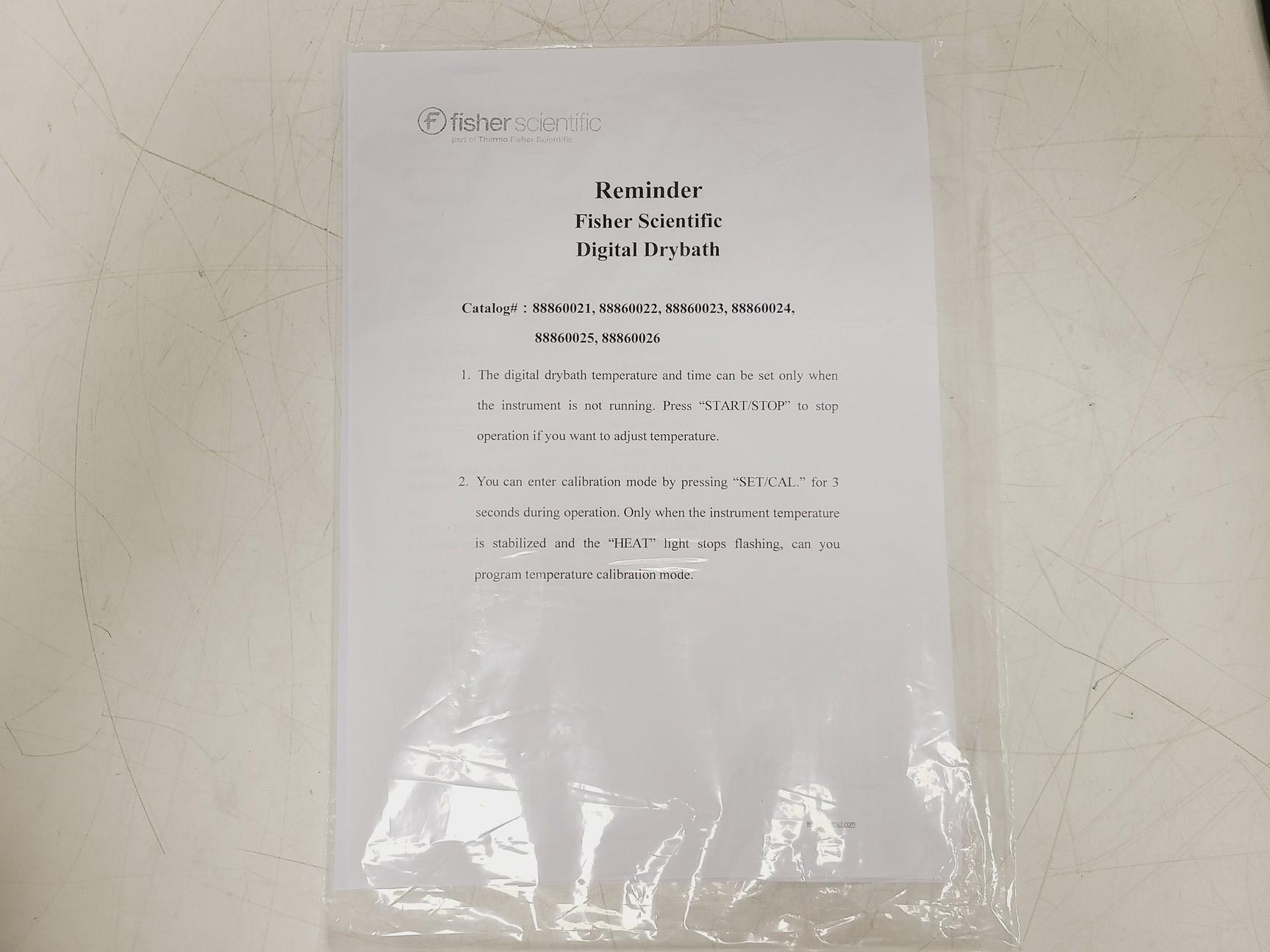 Image of Fisher Scientific Digital FS Drybath Stdrd 4blck M5BF60026025 