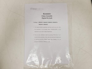 Thumbnail image of Fisher Scientific Digital FS Drybath Stdrd 4blck M5BF60026025 