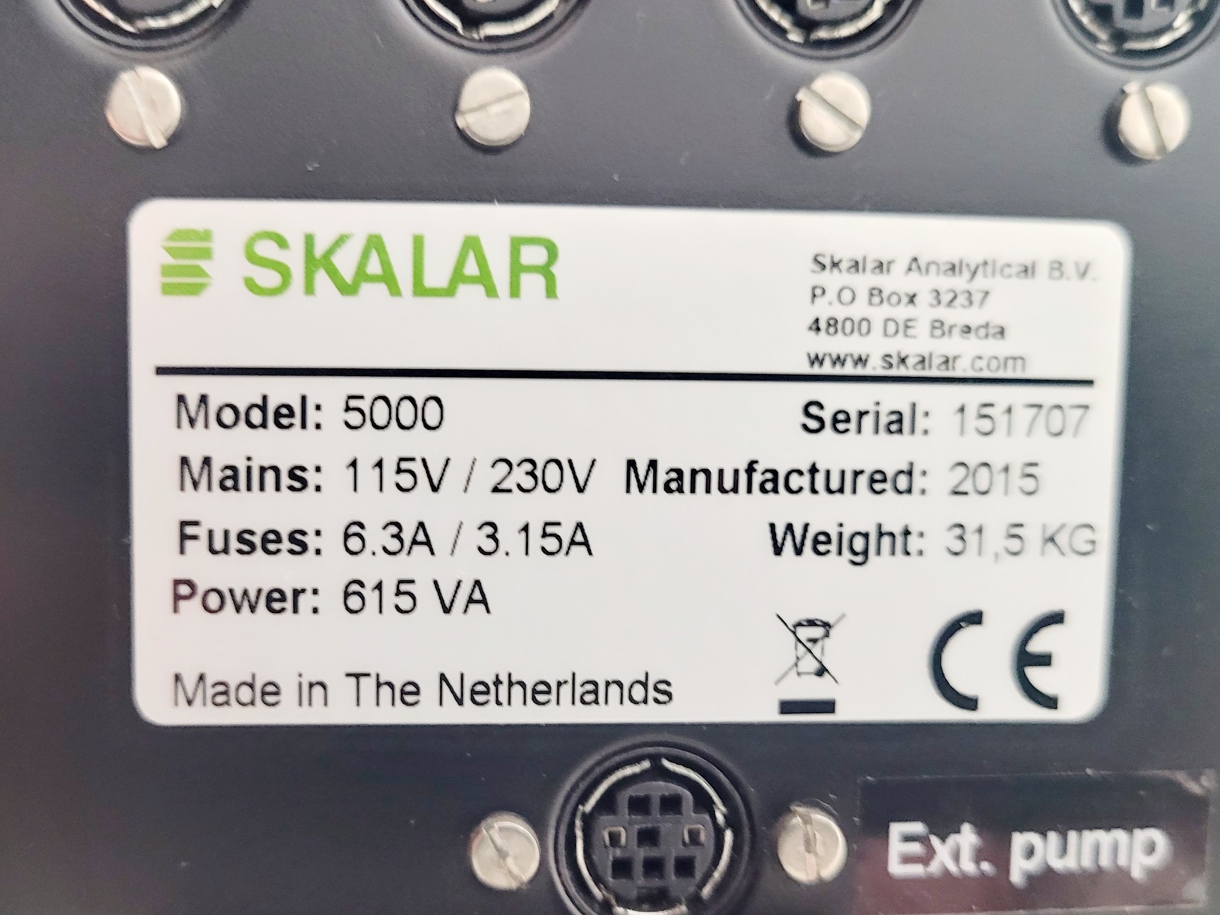 Image of Skalar San++ Continuous Flow Analyser 5000 System
