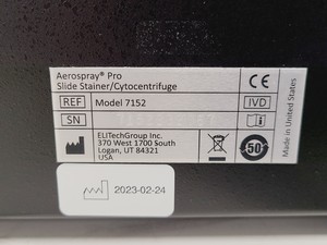 Thumbnail image of ELITechGroup Aerospray Pro Hematology Slide Stainer / Cytocentrifuge