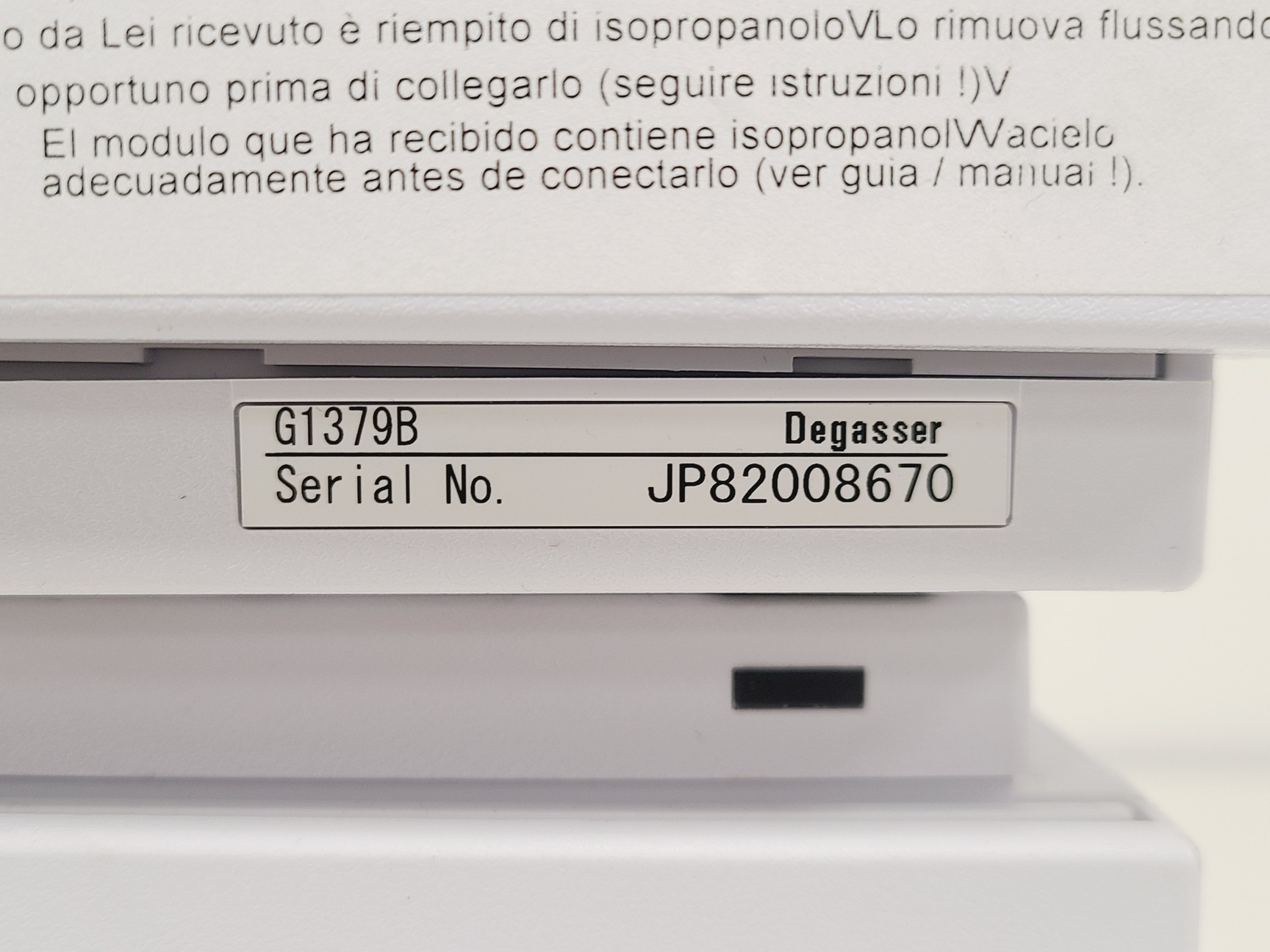 Image of Agilent 1200 Series System: G1379B, G1376A, G2226A, G4240A, G1377A and G4208A