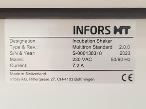 Thumbnail image of Infors HT Triple Stack Multitron Standard Shaking Incubator