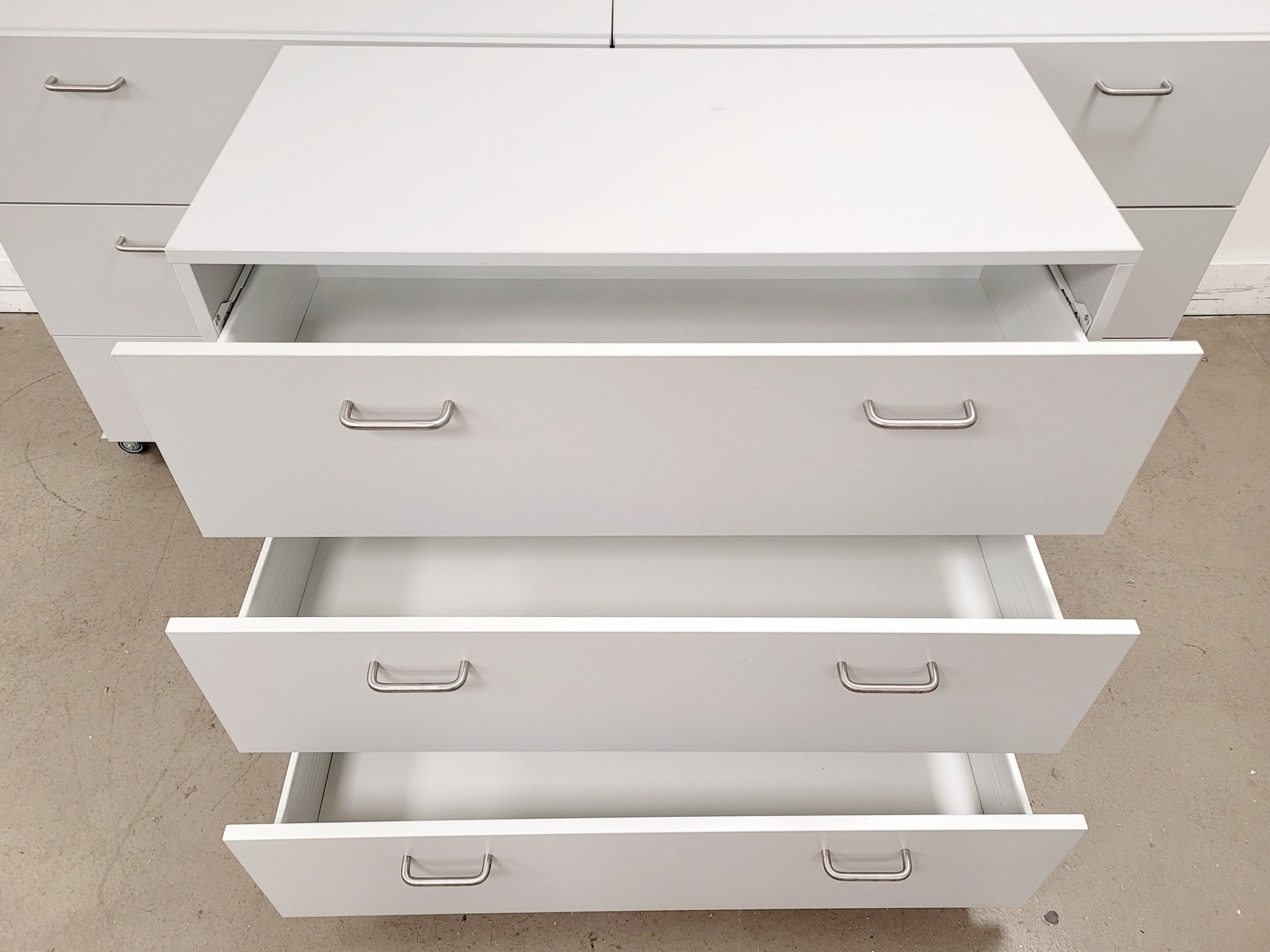 Image of Job Lot of 8 x Under-Bench Storage Units/Cupboards/Drawers