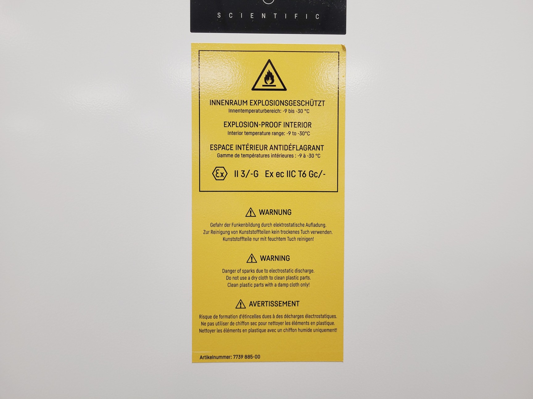 Image of Leibherr Scientific Freezer SFFfg 4001