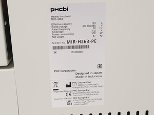 Thumbnail image of PHCBI MIR-H263-PE Incubator