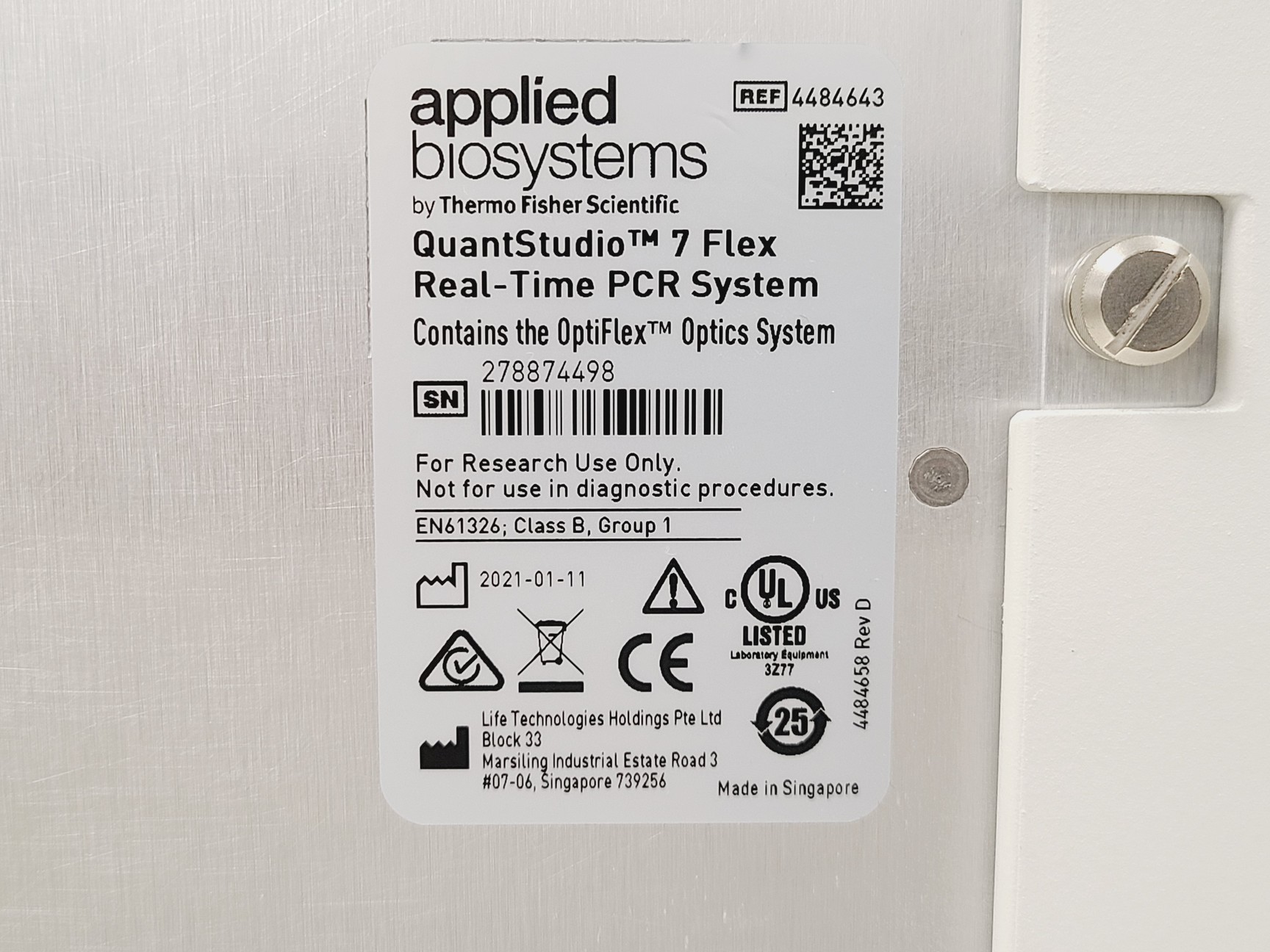 Image of QuantStudio 7 Flex System - 384-Well Block with PC