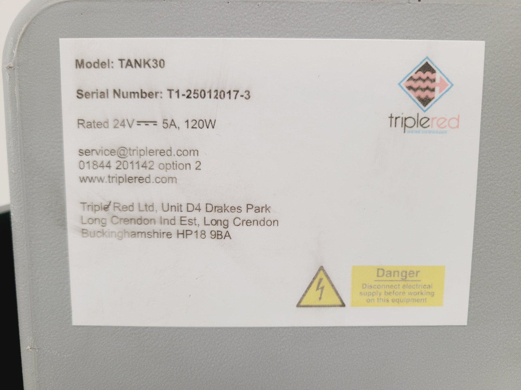 Image of Triple Red Geno 20 RO / DI Water System w/ Water Tank