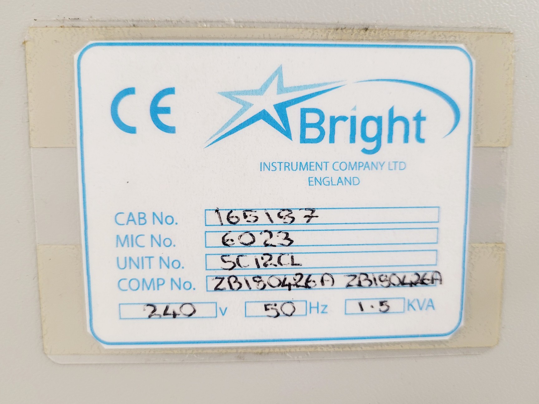 Image of Bright OTF 5000 Cryostat Microtome