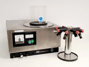 Thumbnail image of Edwards Modulyo EF4 with 8-port Column Manifold and Cylindrical Acrylic Bell Jar