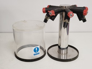 Thumbnail image of Edwards Modulyo EF4 with 8-port Column Manifold and Cylindrical Acrylic Bell Jar