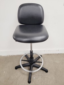 Thumbnail image of Job Lot of 5 Black Laboratory Stools