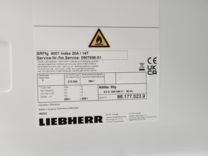 Thumbnail image of Liebherr SRFfg 4001 Lab Refrigerator 