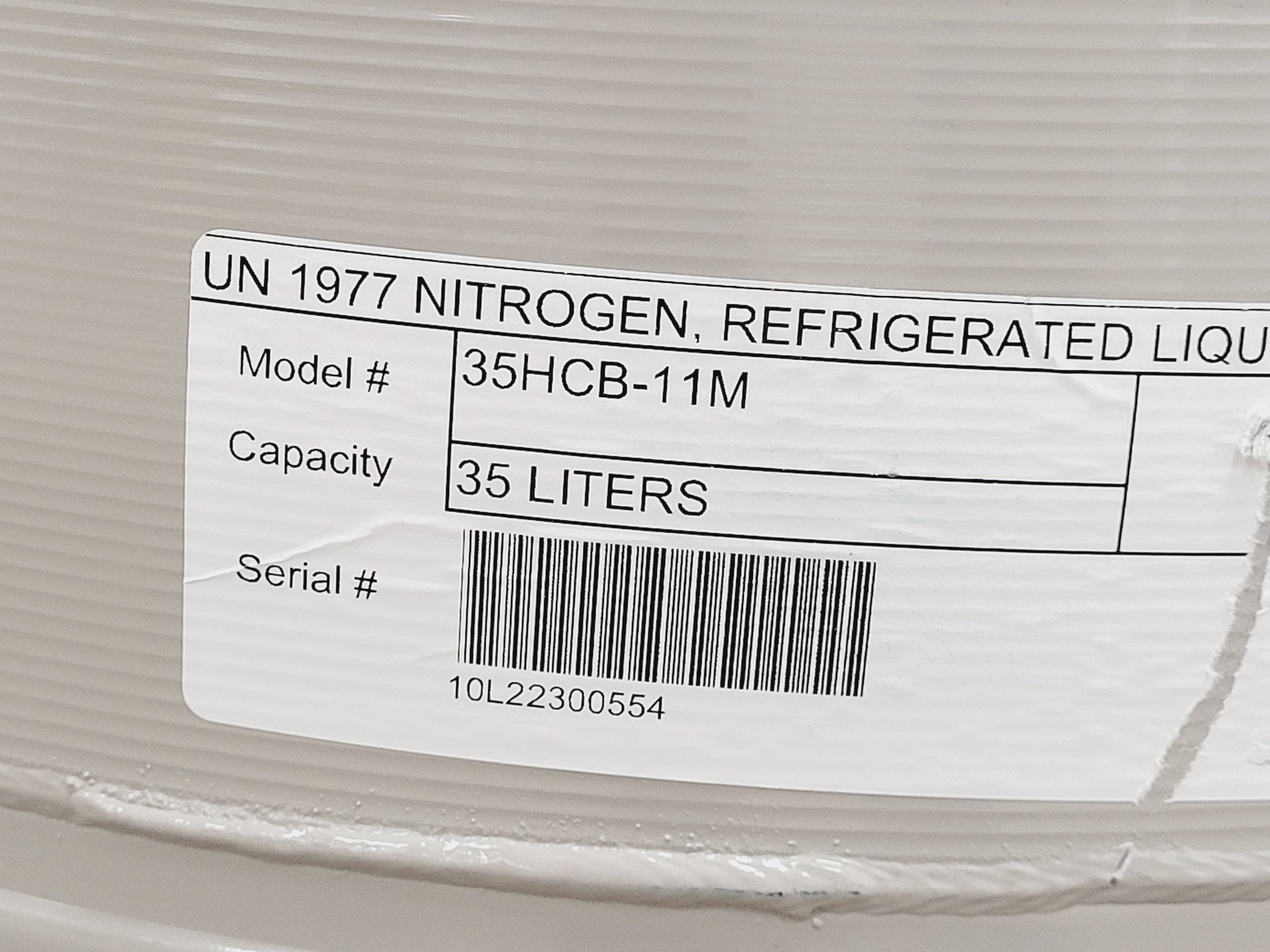 Image of ICBiomedial 35 HC Liquid Nitrogen Dewar 46x50x66 cm