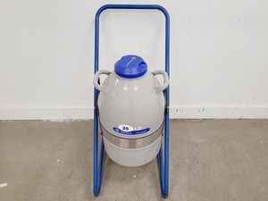Thumbnail image of ICBiomedial 25 LD Liquid Nitrogen Dewar with Trolley 40x40x66 cm