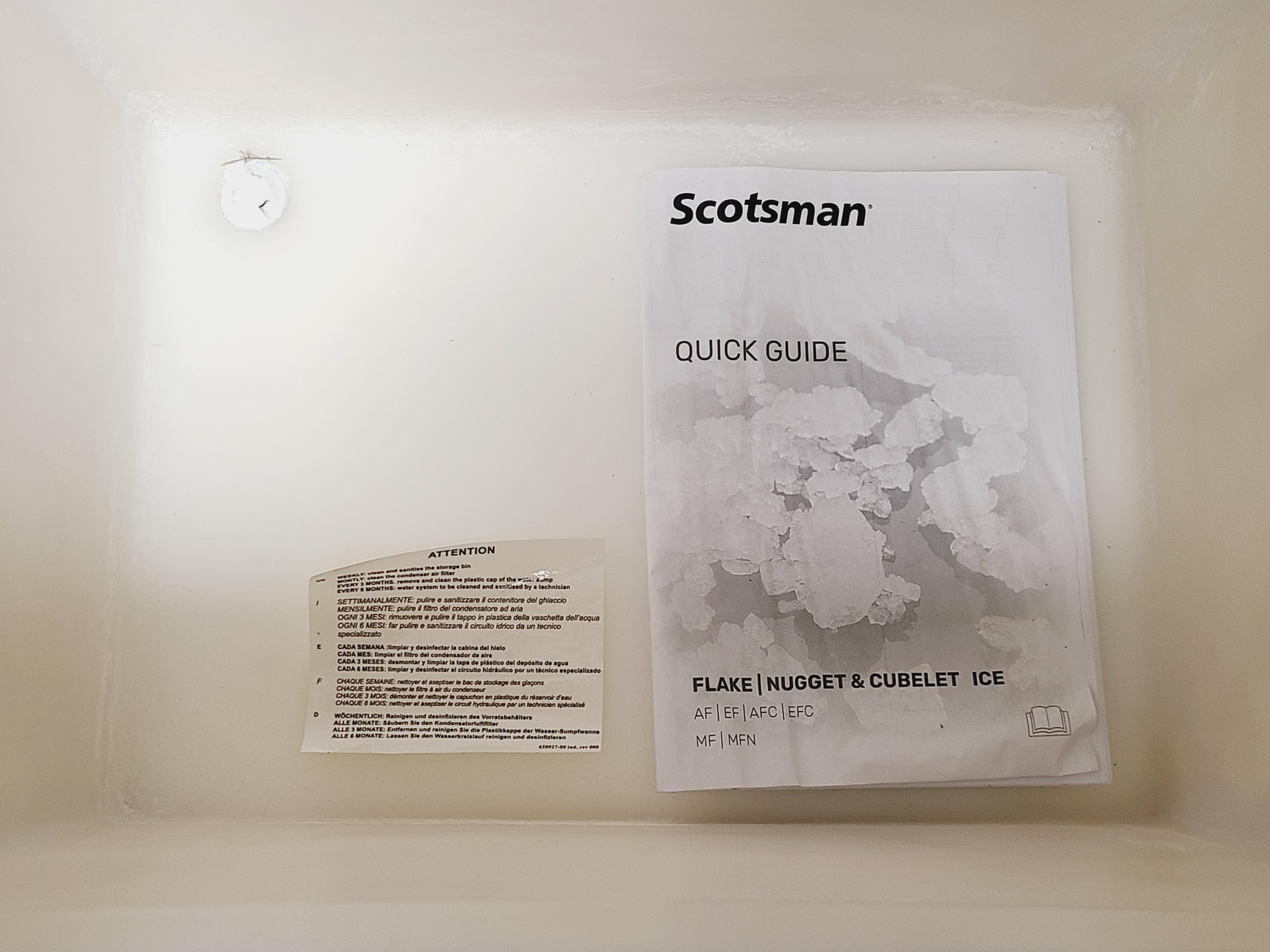 Image of Scotsman EF 103 Easy-Fit Laboratory Ice Flaker Lab