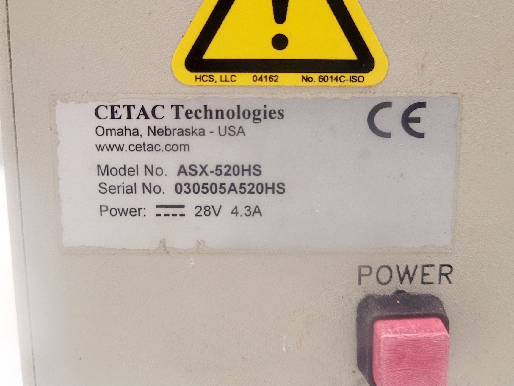 Image of Cetac ASX-520HS Autosampler Spares/Repair