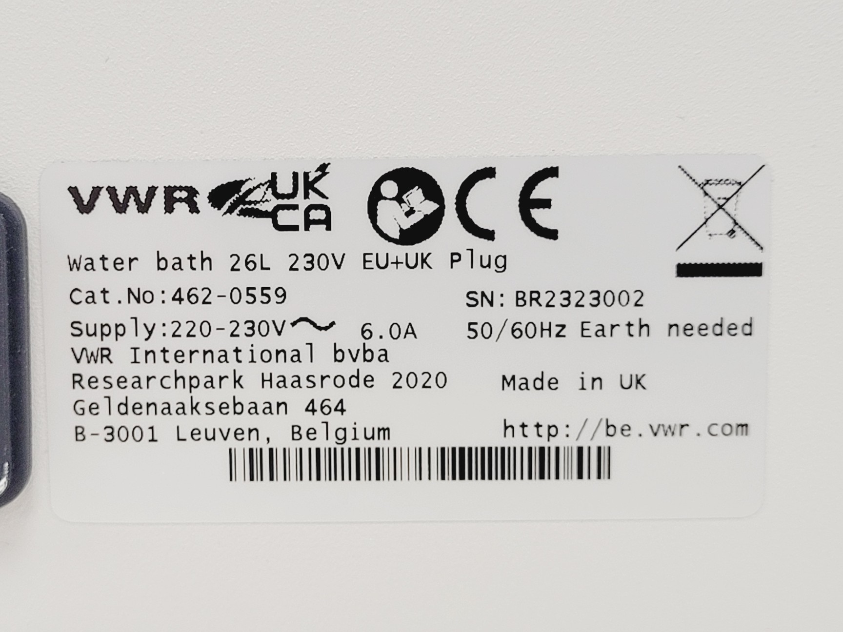 Image of VWR 26L Water/Bead Bath 26L CAT NO. 462-0559 w/ Thermo Fisher Lab Armour Beads