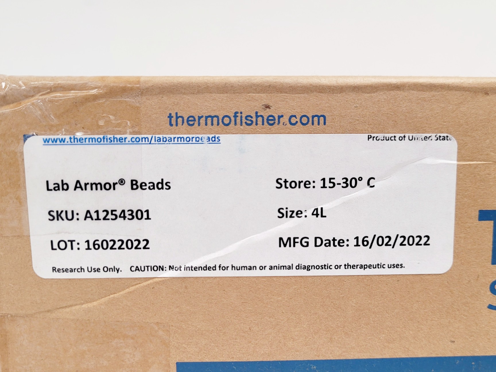 Image of 5 x Boxes Thermo Fisher Lab Armor Beads Size: 4L New & Sealed