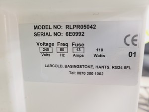 Thumbnail image of Labcold Sparkfree Refrigerator Model RLPR05042