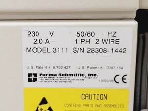 Thumbnail image of Forma Scientific CO2 Water Jacketed Incubator Model 3111 Spares/Repair Lab