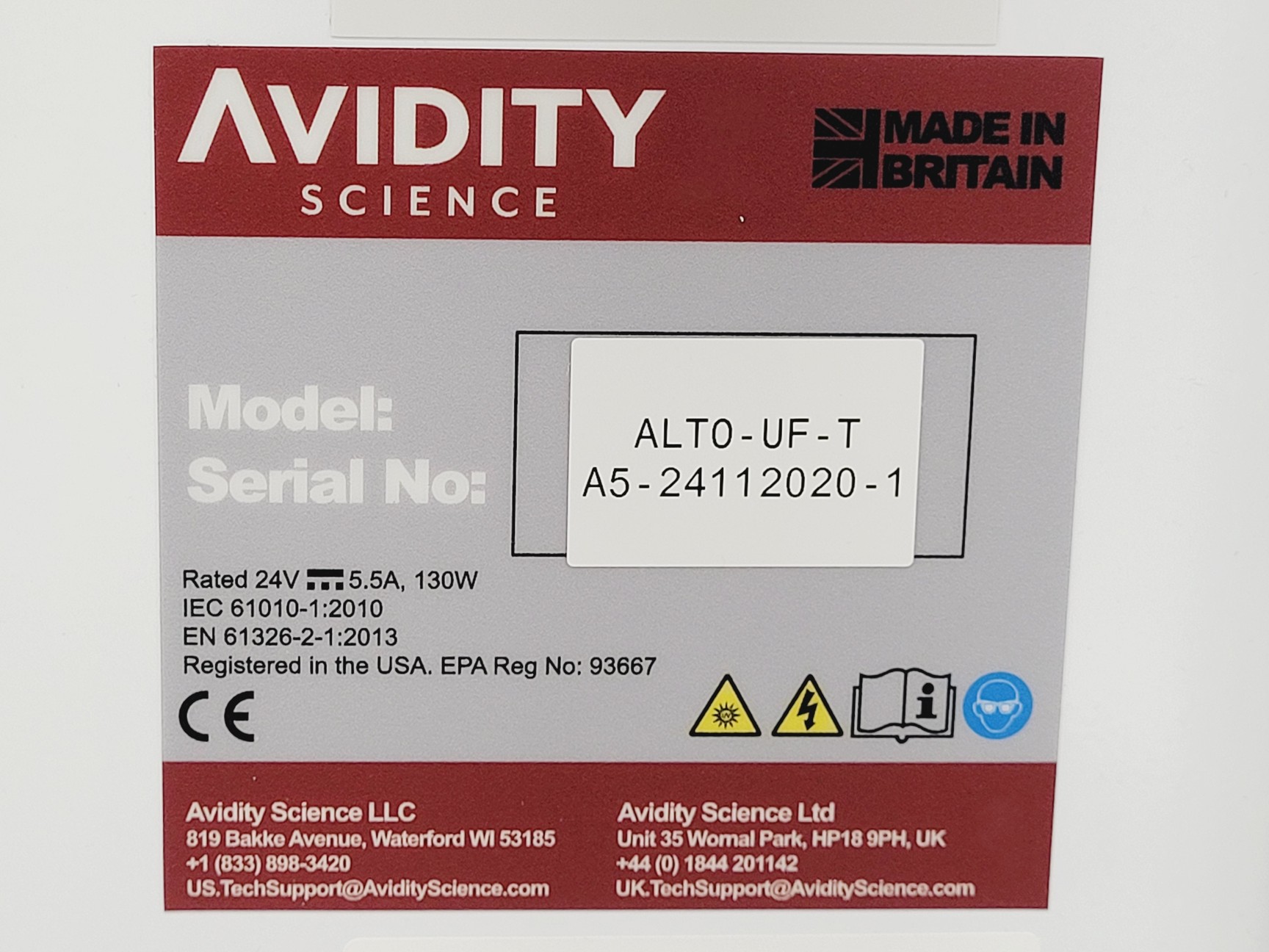 Image of Avidity Science ALTO-UF-T Ultrapure Water System